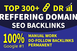 do unique referring domain seo backlinks