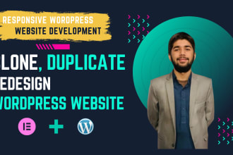 clone copy redesign duplicate replicate wordpress website