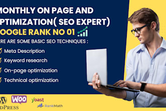 do monthly on page and optimization SEO expert