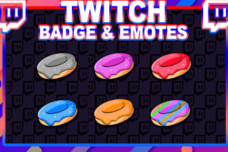 make twitch sub badge custom emotes for the steamer
