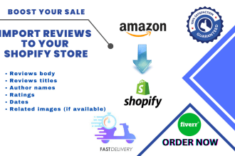 import products review to your shopify store