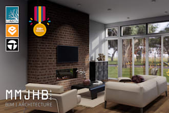 do realistic 3d renders and walkthroughs
