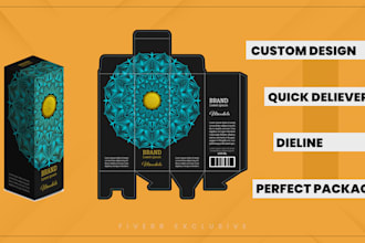 design custom box and product labels for your brand