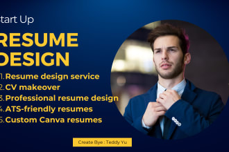 provide expert canva resume design to maximize your career potential