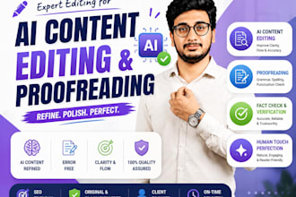do ai content editing and proofreading within 24 hours