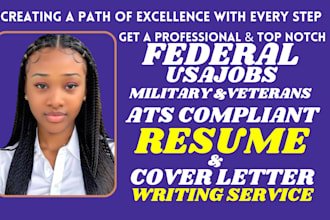 write, rewrite your federal resume, executive USA jobs resume and cover letter