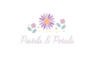 design enjoyable interesting flowers logo