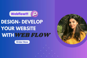 design, redesign or develop responsive webflow website, figma to webflow