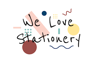 design referred and accurate love stationery logo