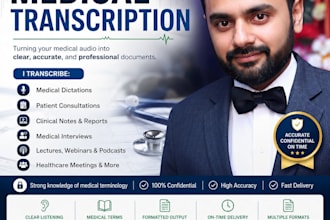 transcribe medical interviews, notes, and healthcare audio