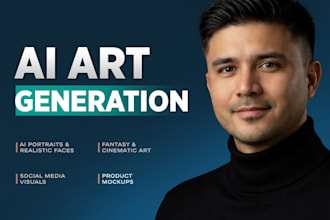 be ai artists for your ai art and visual with quick delivery