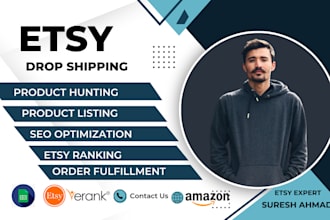 manage etsy dropshipping store as a virtual assistant