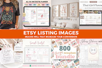 design high converting etsy product listing images