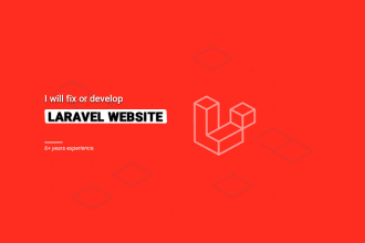 fix or develop a website in laravel and reactjs