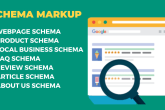 setup schema markup and structured data and rich snippet
