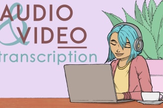 transcribe audio and video podcasts to text