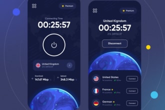 develop secure vpn app, secure vpn, admob vpn,  server vpn, encryption app