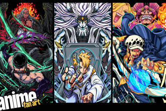 make high quality anime fanart and illustration
