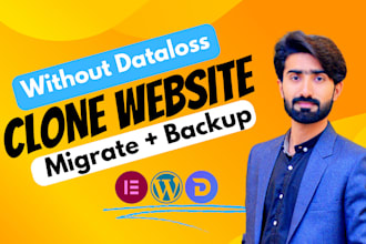 clone, modify any website replicate in wordpress