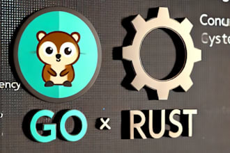 develop high performance apis or websockets with rust and go