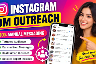 manually send instagram targeted dms for outreach