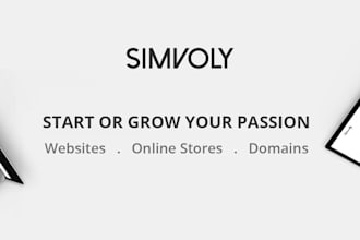 increase your online presence with simvoly website