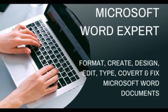 format and design your microsoft word document