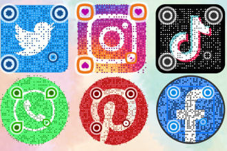 create custom qr codes using your social media logo and link