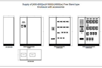 draw electrical schematic and panel layout by autocad electrical