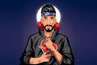 custom character concept art and illustrations