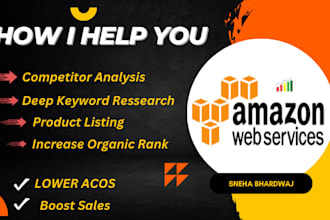 boost your product ranking and sales amazon SEO expert