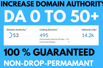 increase moz da 50 plus domain authority