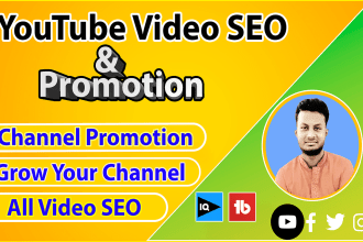 be your youtube SEO expert for top ranking and video viewers