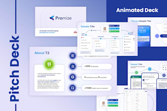 design a saas pitch deck or cloud services presentation
