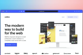 convert your figma design into a responsive webflow website