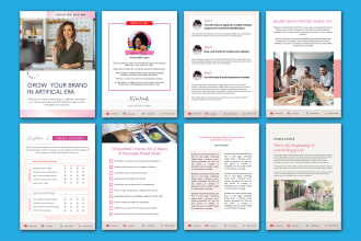 design or redesign pdf lead magnet ebook layout workbook in canva
