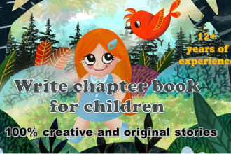 ghostwrite childrens chapter book or ebook