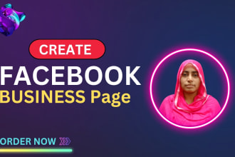 create, setup, and design professional fb business page
