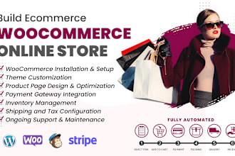 create ecommerce website using woocommerce online store