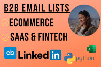 build targeted ecommerce and saas b2b email list
