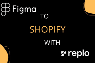 convert design on figma to shopify pages with replo