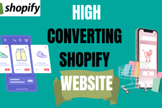 build a passive income dropshipping shopify store or shopify website