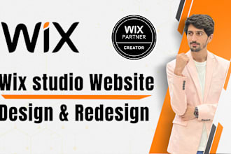 build wix website, revamp wix website, wix studio