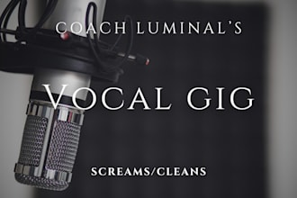 do vocal screams to your metal song