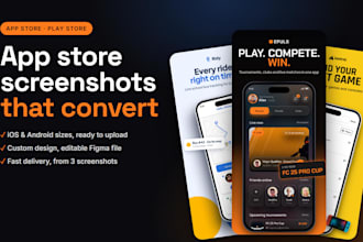 design app store and play store screenshots for your app