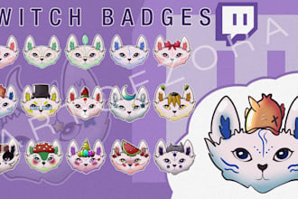 draw badges for twitch channel