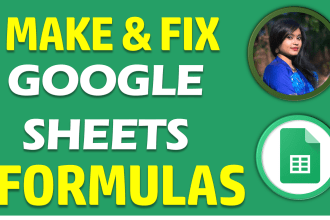 automate the google sheets by formulas, charts, graphs and dashboard