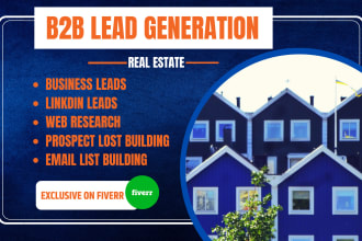 do linkedin research b2b lead generation and data entry