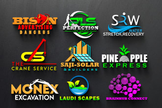 do professional modern unique outstanding business logo design