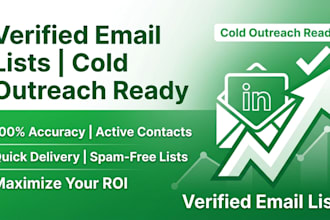build verified email lists for cold outreach campaigns with zero bounce rate